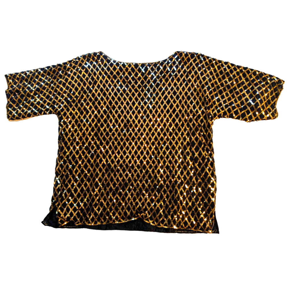 Gold 80's Going Out Top